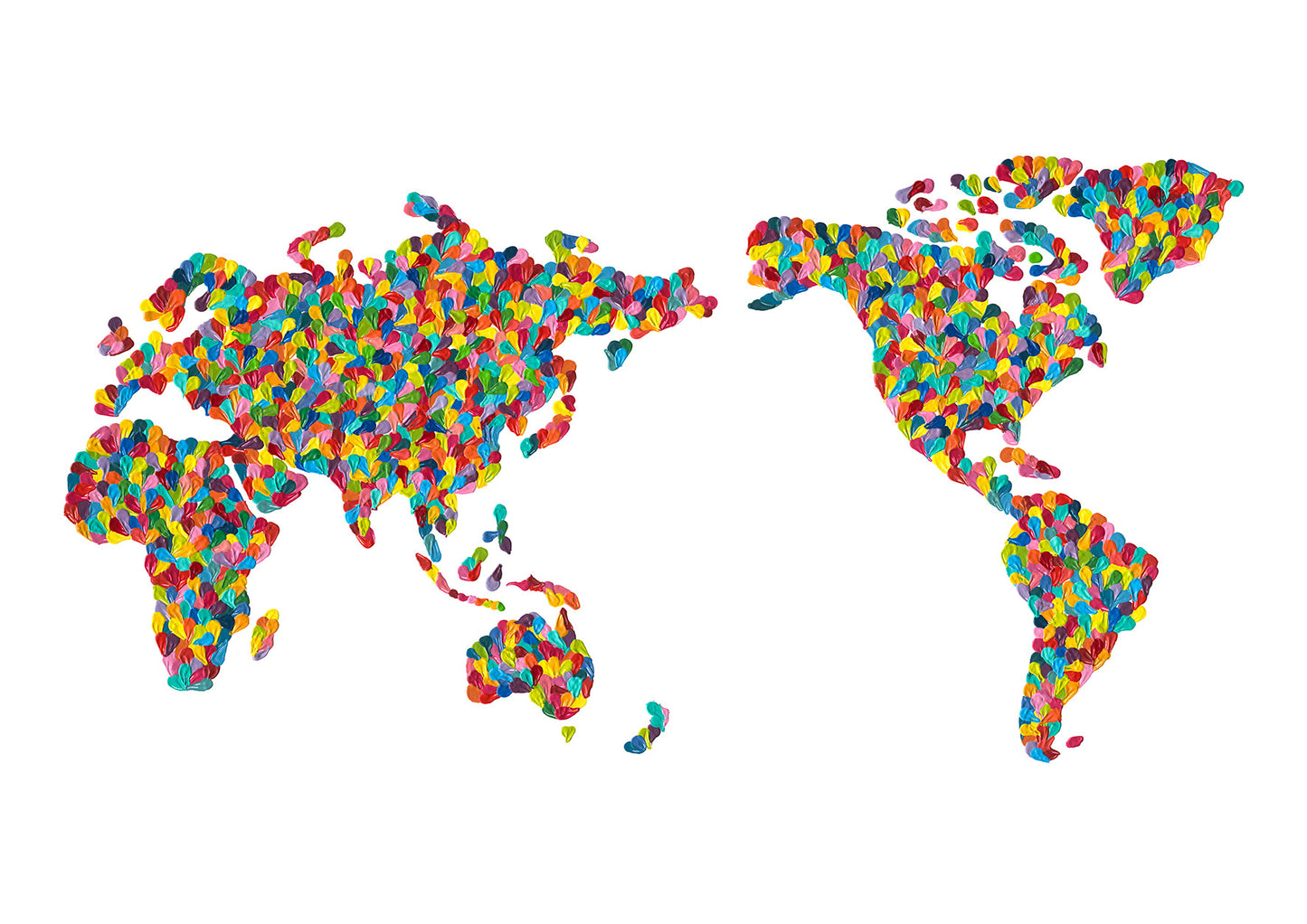 around the world