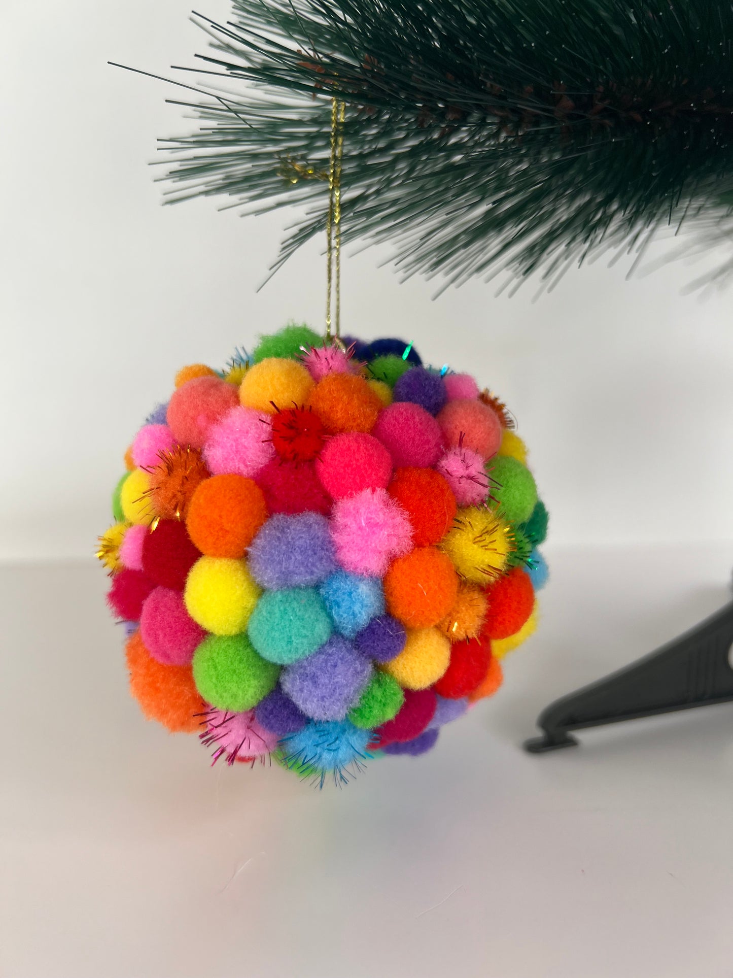 pom pom xmas tree ornament