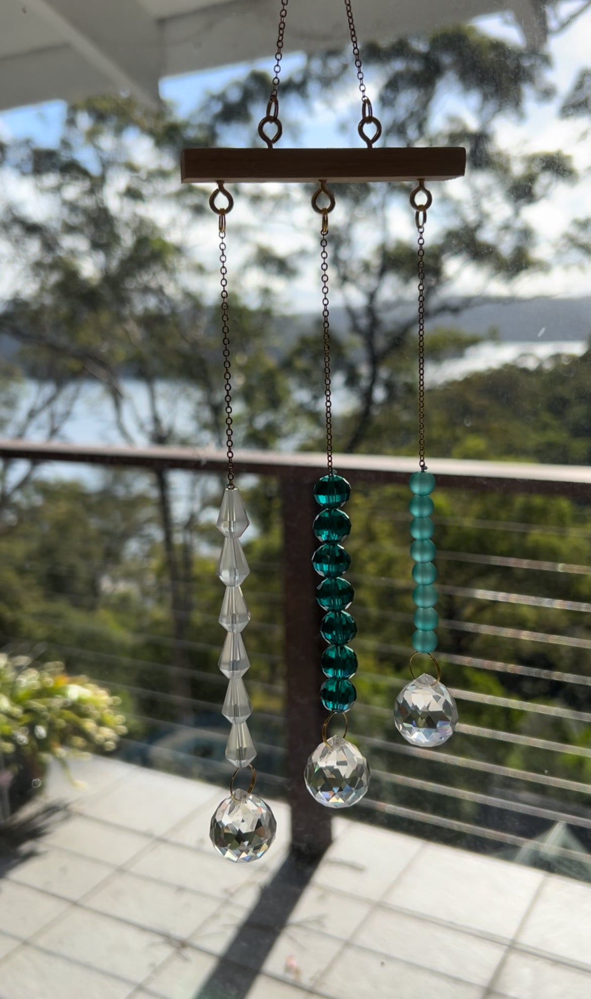 mini diagonal suncatcher