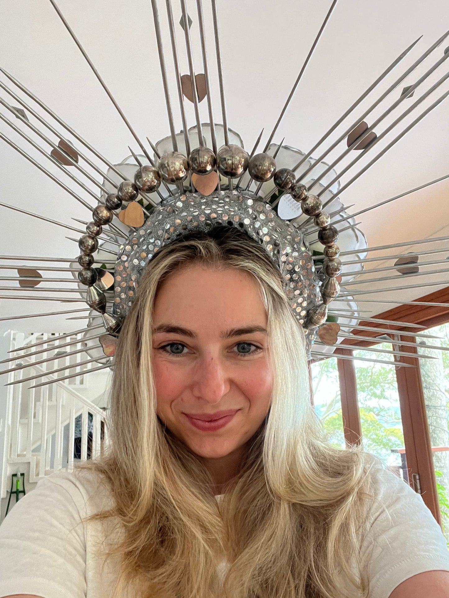 reversible silver roses