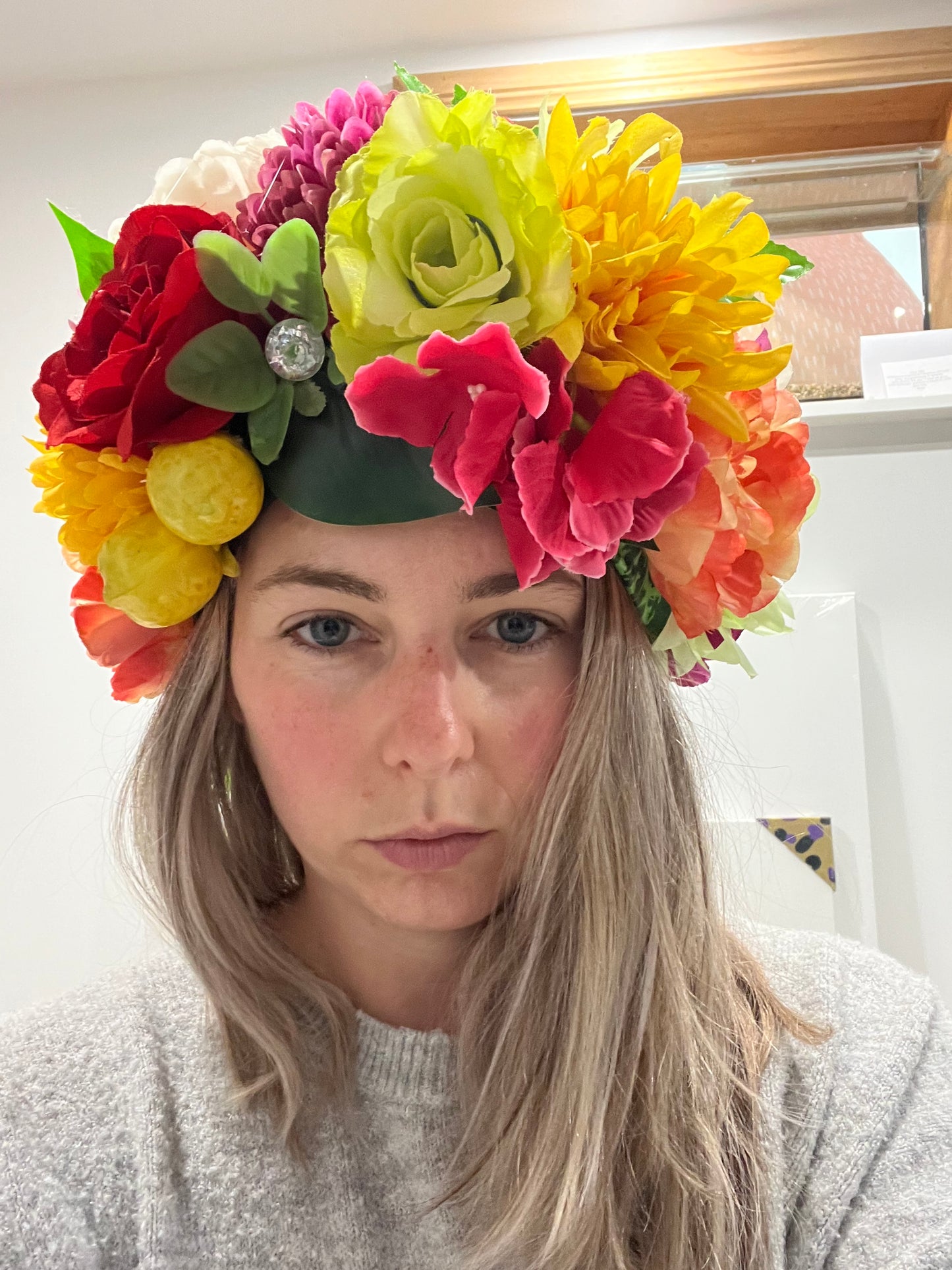 flower hat