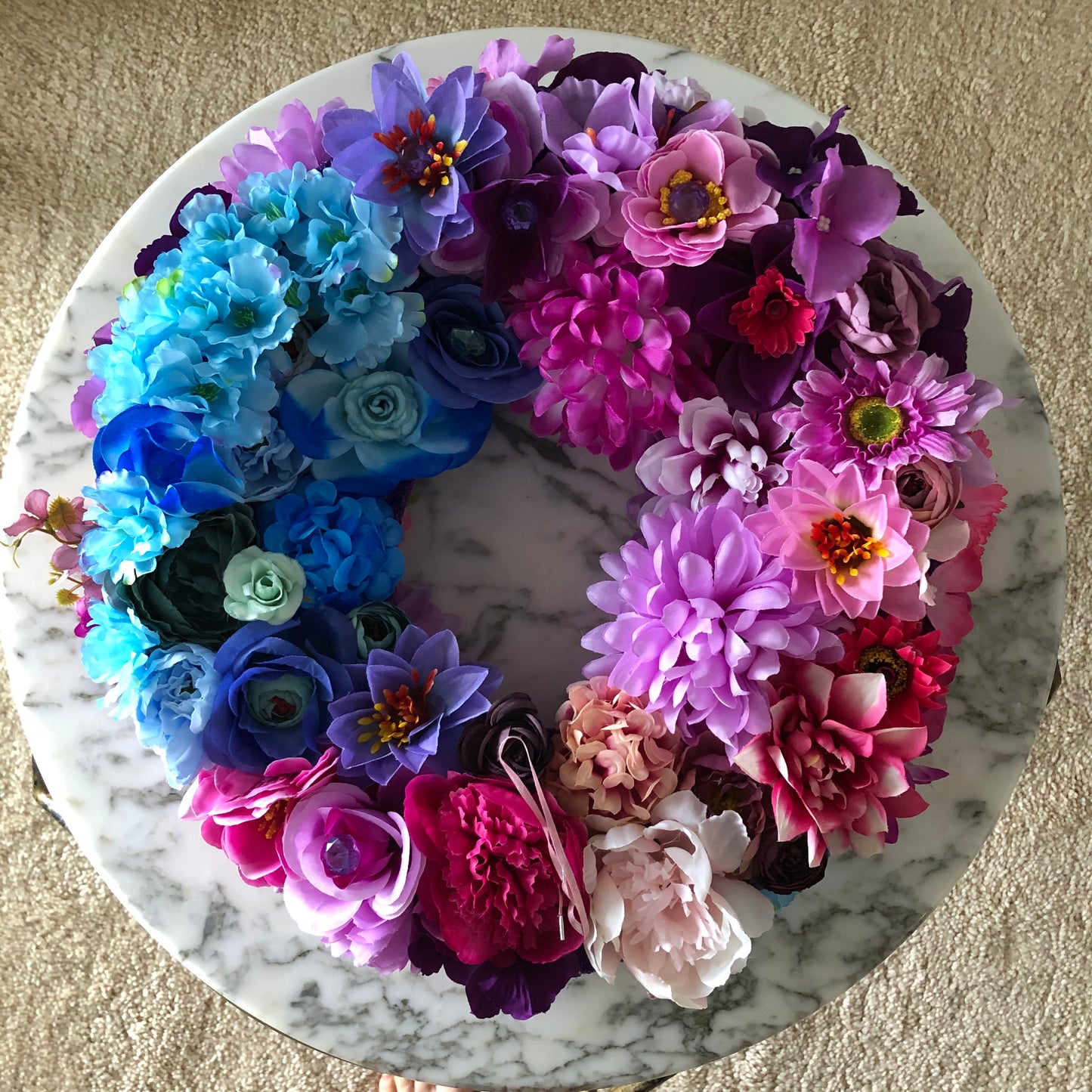 30th birthday flower halo