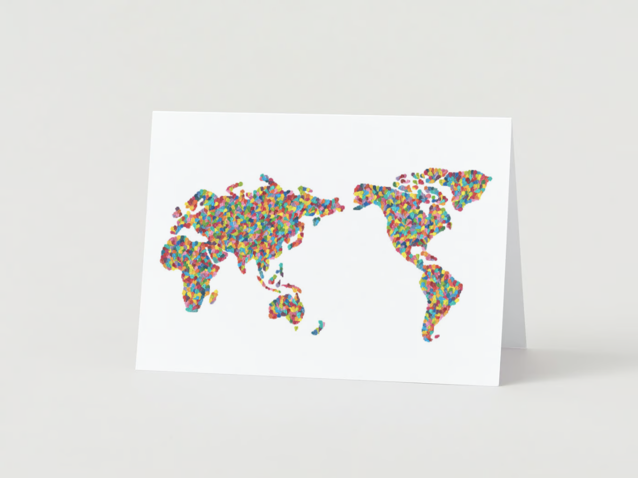 around the world