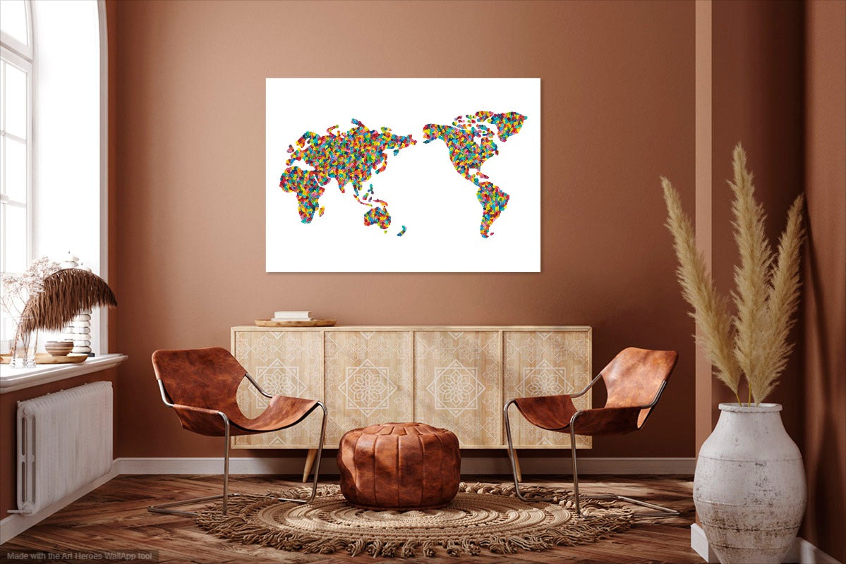 around the world