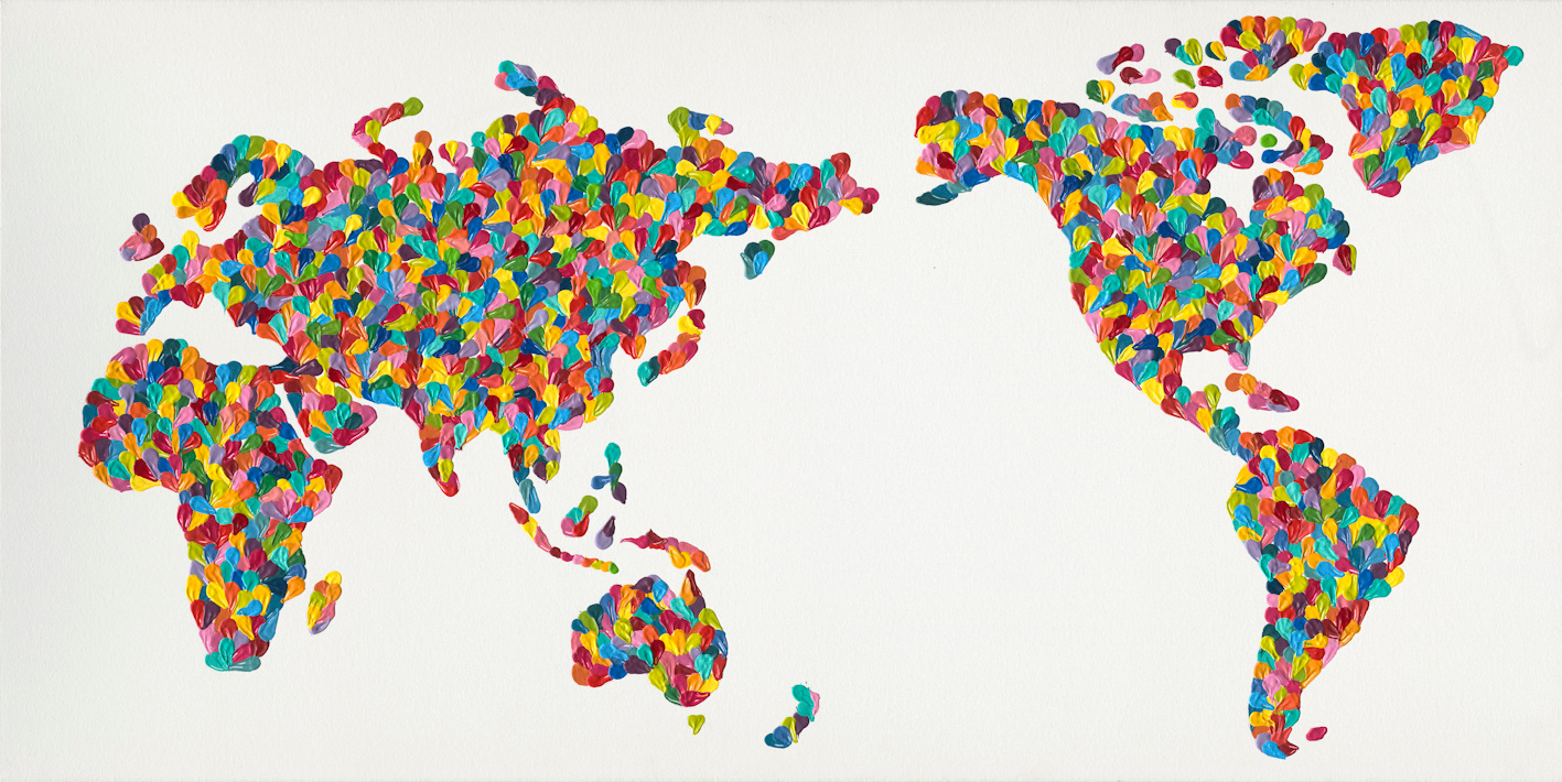around the world