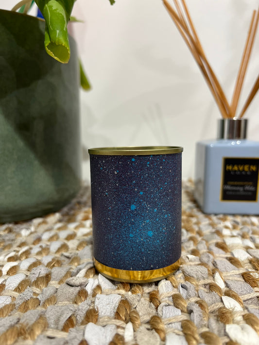 ‘the universe has your back’ upcycled candle