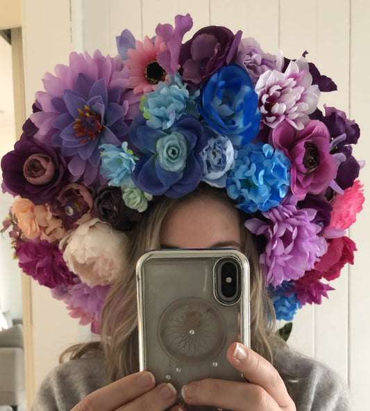 30th birthday flower halo